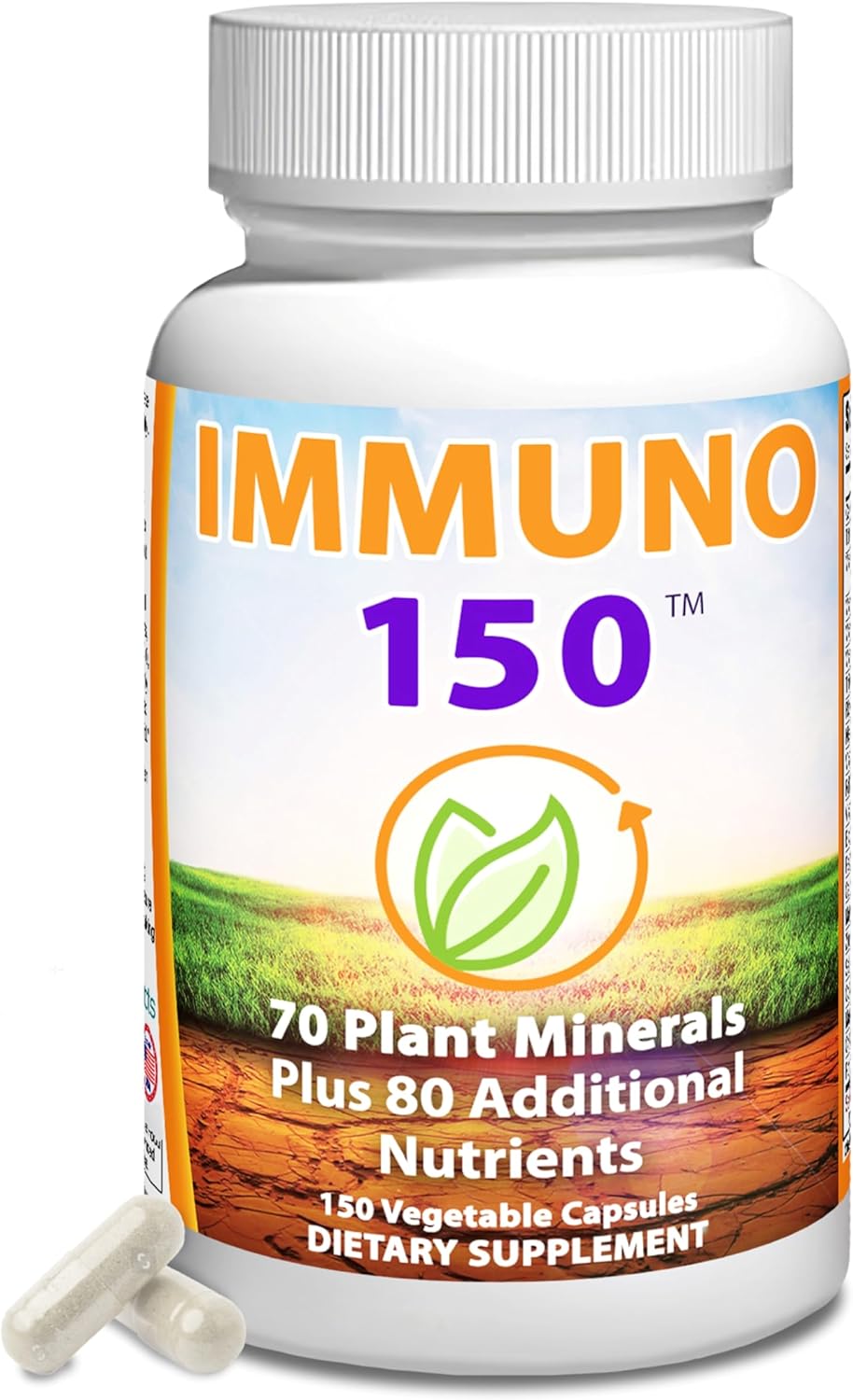 Immuno 150 - The Ultimate Immune Booster - 150 Vegetable Capsules