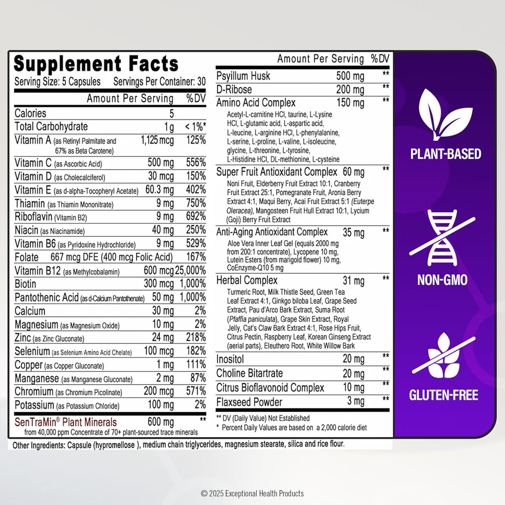 Immuno 150 - The Ultimate Immune Booster - 150 Vegetable Capsules