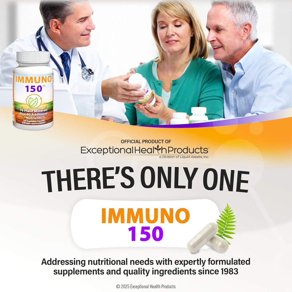 Immuno 150 - The Ultimate Immune Booster - 150 Vegetable Capsules