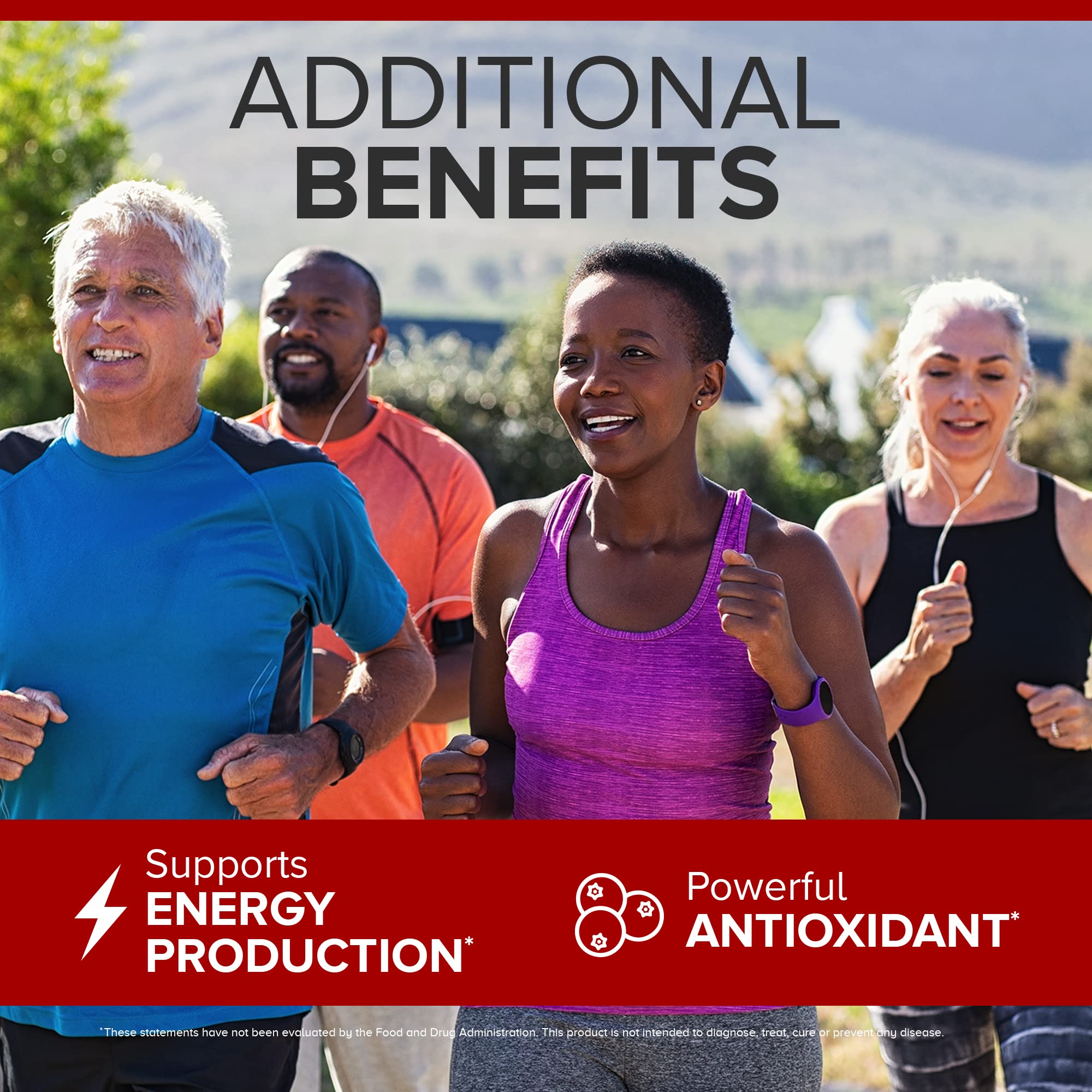Qunol Ultra CoQ10 100mg Softgels- 3X Better Absorption Coenzyme Q10 Supplements - Antioxidant Supplement for Vascular and Heart Health & Energy Production